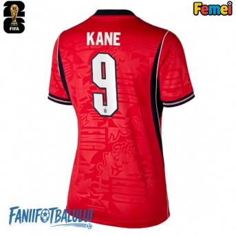 Anglia Harry Kane #9 Echipament de Fotbal Replică Mondial 2026 Femei Deplasare